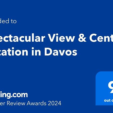 Spectacular View & Central Location In Davos Exterior photo