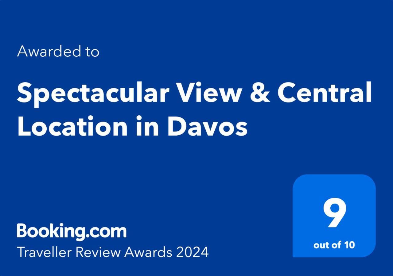Spectacular View & Central Location In Davos Exterior photo